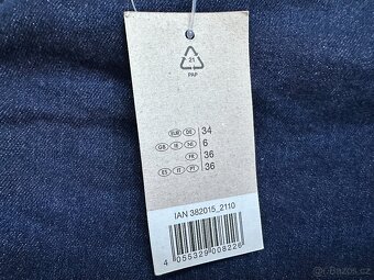 NOVÉ Dámské capri džíny Skinny Fit, vel. 34 - 4