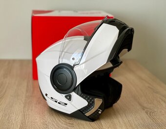 Vyklápěcí LS2 SCOPE SOLID BÍLÁ velikost M - 4