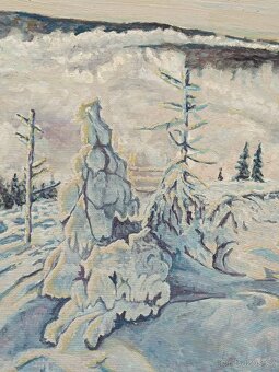 Obraz Pokorný, Nízké Tatry 1971, olej 50x70 - 4
