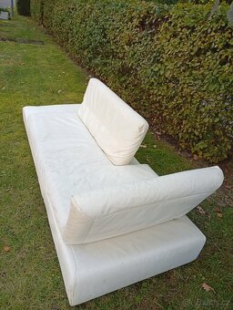 Sedací souprava - pravá kůže, zn. Bullfrog - 4