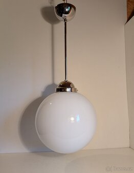 lustr z poniklované mosazi velká koule 30cm až 5ks - 4