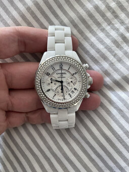 Automatické náramkové hodinky Chanel Chronograph White - 4