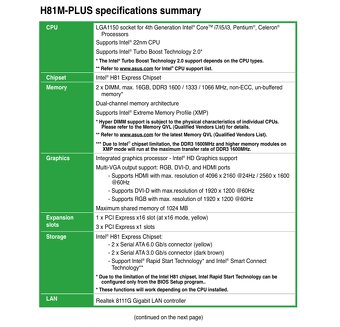 Asus H81M-PLUS i7-4770 16GB DDR3 chladič (LGA 1150 Haswell) - 4