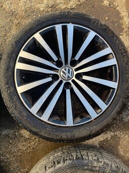 Alu kola VW 5x112 letních pneu 235/45 r17 VW - passat - 4
