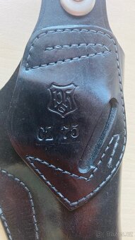 Pouzdro pro CZ 75, levé, kožené - 4