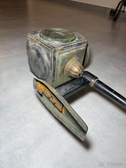 Starožitná kočárová lucerna/lampa rok 1900 - 4