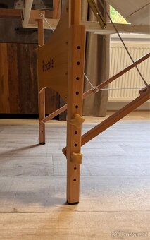 Masážní skládací lehátko Tectake, 10cm polstrování - 4