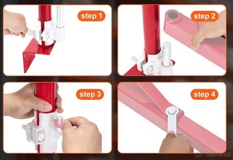 Stojan/stěžej pro elektrický naviják 1000 kg - 4