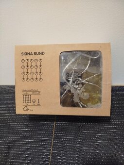 SKINA vánoční světelný řetěz - čočky, venkovní - 4