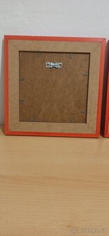 Obrázek, červené pomeranče a obrázek hrušky. - 4