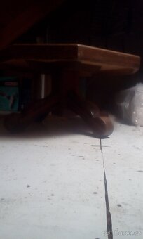 dubový rustikální stolek - 4