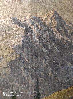 Obraz olej na kartonu - 4