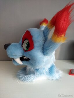 fursuit (hlava, packy s liningem, ocas) - 4