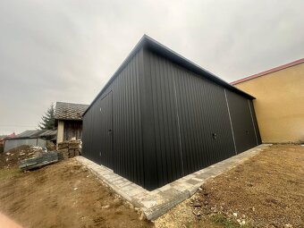 Plechová garáž 7,5x6m - 4