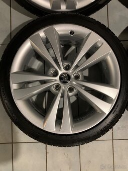 Alu kola Škoda R18 5X112 ZÁNOVNÍ LETNÍ PNEU 225/40R18 NEPTUN - 4