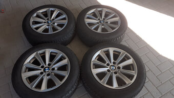 alu disky BMW 5x120 r17, zimní pneu 225/55/17 6mm - 4