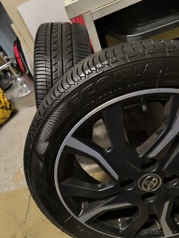 ALU kola Toyota Yaris 4x100 r16 Originál, pneu 6mm+TPMS - 4