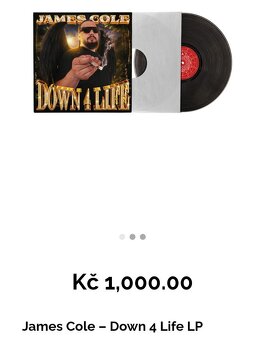 Vinyl James Cole s vlastnoručním podpisem nový nikdy nehraný - 4