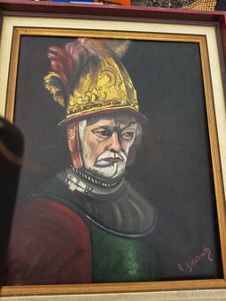 Kopie obrazu Muž se zlatou helmou" - 4