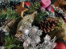 Adventní věnec 40/15 cm - 4