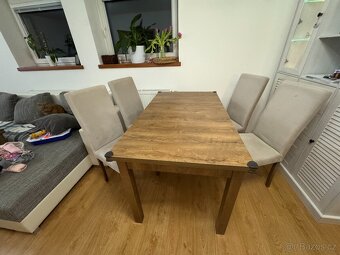 Obývací nábytek + jídelní stůl - 4