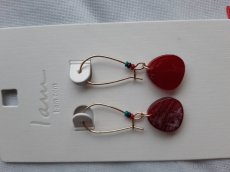 Nové náušnice s látkovým obalem (Camaieu) - 4