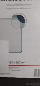 Magnetická tabule bílá 450x600 mm (magnetic whiteboard) - 4