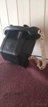 HISTORICKÝ ČESKOSLOVENSKÝ TELEFON TESLA ROKU 1950 - 4
