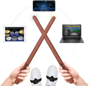 Chytré paličky AeroBand PocketDrum 2 PLUS - dřevěné - 4