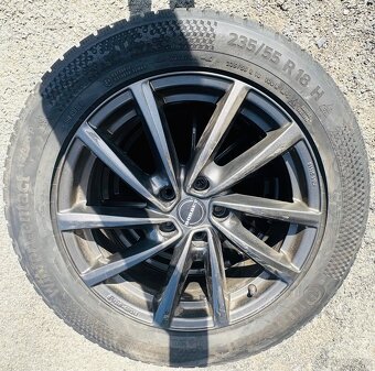 Alu kola 5x112 R18 Borbet zimní 235/55/18 Škoda Kodiaq,Toura - 4