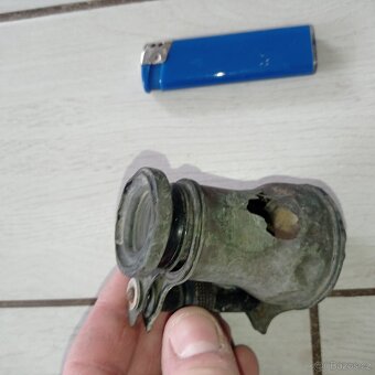 Starý dalokohled, kukátko mosaz - 4