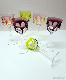 Moser sklenice na stopce " Lady Hamilton" - 4