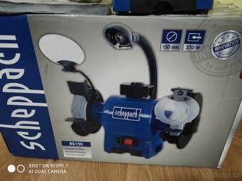 Prodám Dvoukotoučovou brusku Scheppach BG 150. - 4