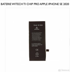 Apple iPhone SE 2020 (Baterie s Ti čipem + lepení) - 4
