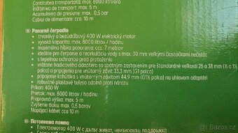 Ponorné kalové čerpadlo 400W Countryside - 4