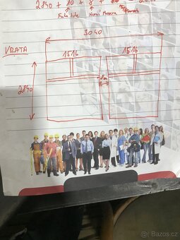 Dílenské zateplené Vrata pozink - 4