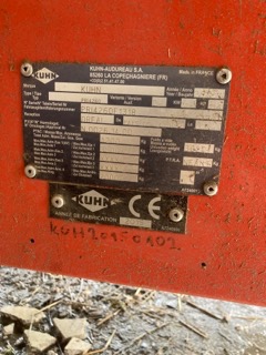 Kuhn Primor 4260 M cut control - 4