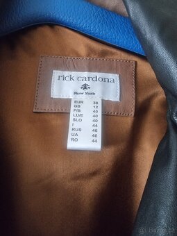 kožený kabátek Rick Cardona - 4
