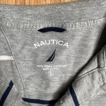 Šedé Nautica polo košile - 4