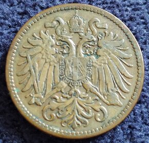 2 haléře 1912,1913,1914,1915 b.zn. F.J.I. R-U
- 4