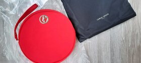 Giorgio Armani luxusní červené psaníčko etue v černém vaku - 4