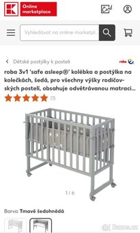 Postýlka s kolečky - 4