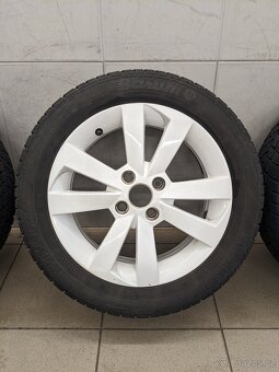 Kompletní zimní ALU kola 185/55 R15 s Barum pneu - 4