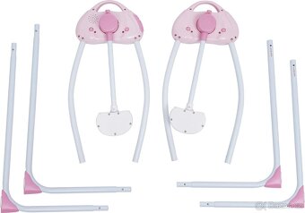 Elektrická dětská postýlka / kolébka s automatickým houpáním - 4
