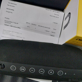 Reproduktor Niceboy Raze 3 Titan, DOKLAD, ZÁRUKA, ZÁNOVNÍ - 4