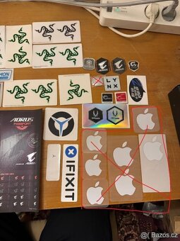 Originální samolepky - ASUS TUF, ASUS ROG, Razer - 4