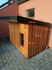 Zateplená dvouprostorová bouda pro psa - 4