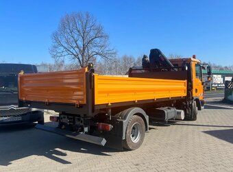 MAN TGL 10.180 - 4x2 - Sklápěč + HR-HIAB 088 – EURO 5 - 4