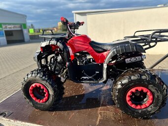 Dětská čtyřkolka 125cc Hummer RS Deluxe červená - 4