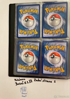 Kusové karty TCG Pokémon STARÉ 5-10LET (ORIGINÁL) - 4